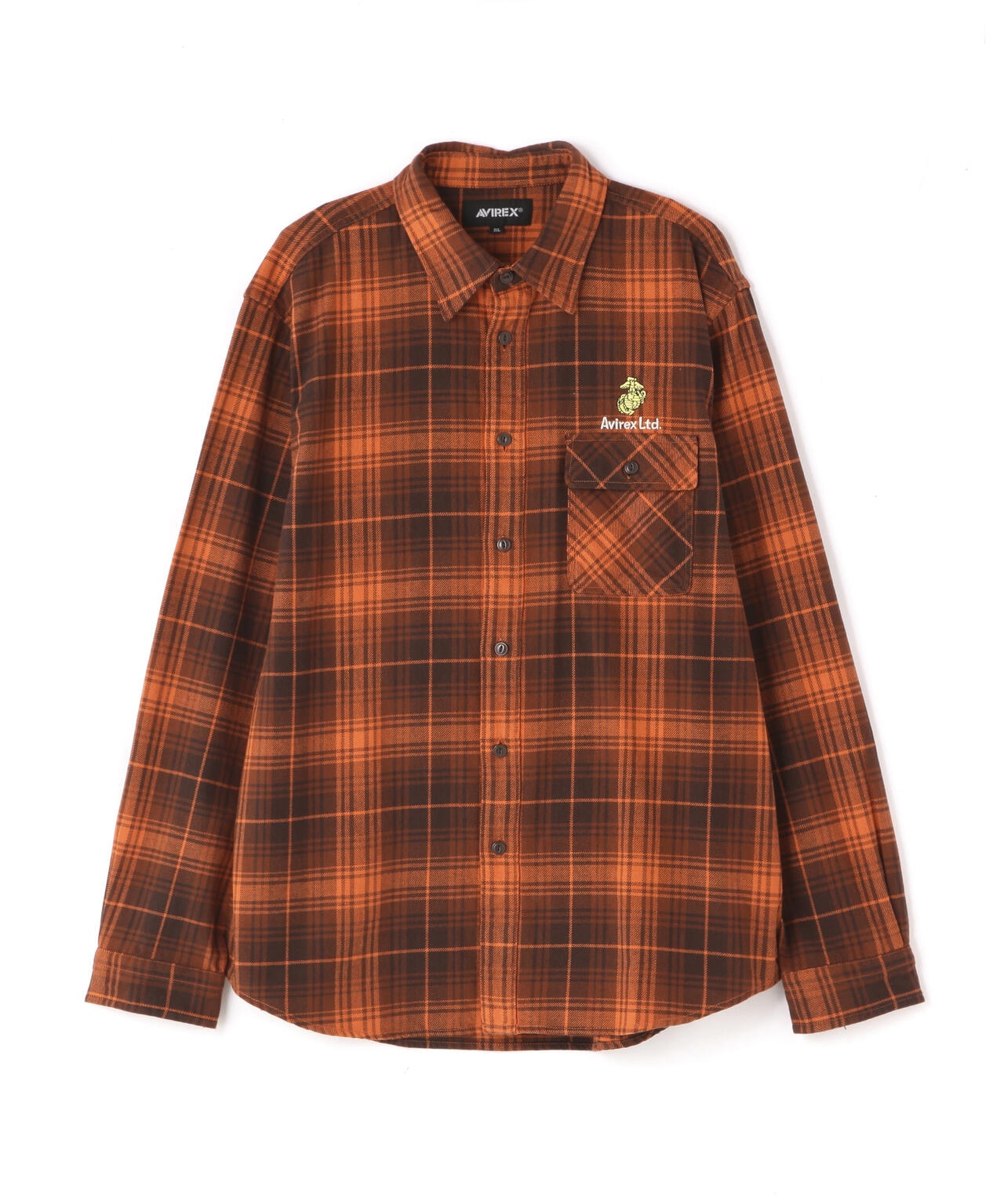 L/S CHECK SHIRT USMC / チェック シャツ USMC | AVIREX 