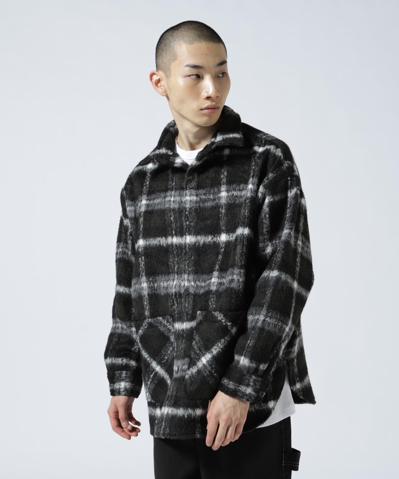 直営店限定】SHAGGY CHECK SHIRT / シャギーチェック シャツ / AVIREX