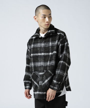 【直営店限定】SHAGGY CHECK SHIRT / シャギーチェック シャツ / AVIREX / アヴィレックス