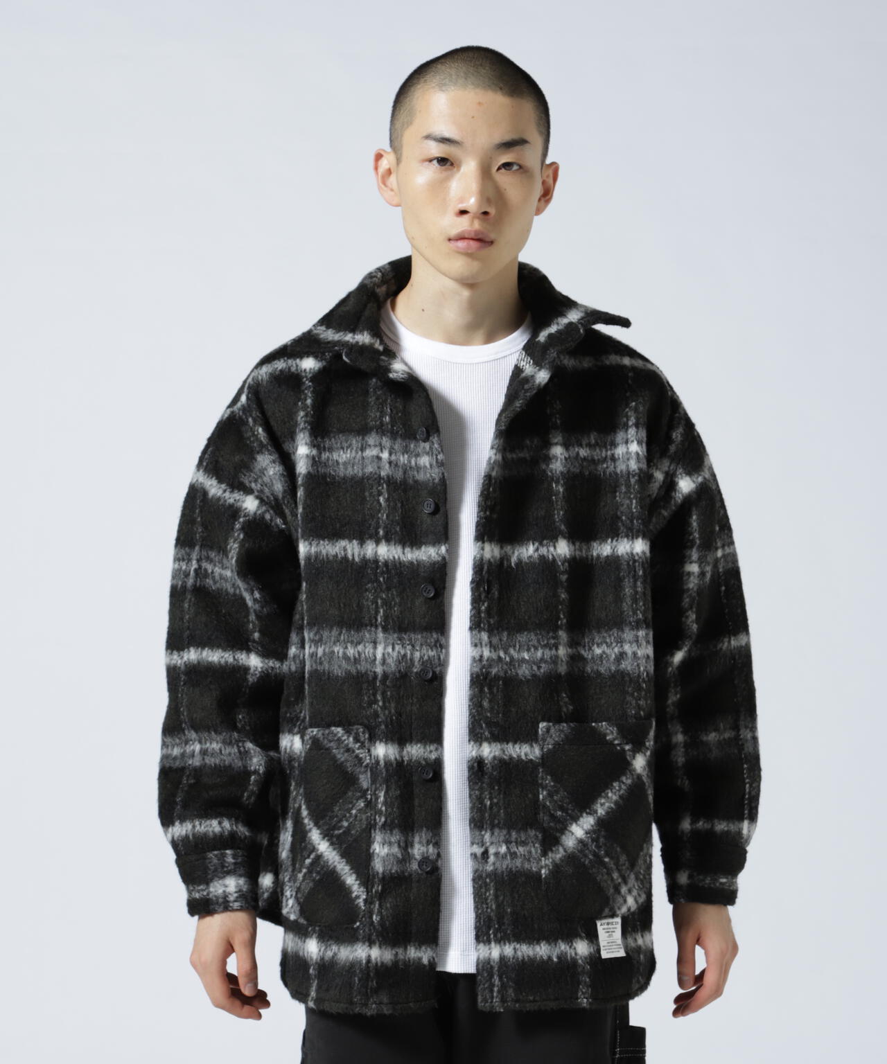 直営店限定】SHAGGY CHECK SHIRT / シャギーチェック シャツ / AVIREX 