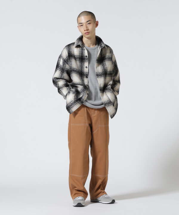 【直営店限定】SHAGGY CHECK SHIRT / シャギーチェック シャツ / AVIREX / アヴィレックス