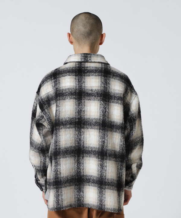 【直営店限定】SHAGGY CHECK SHIRT / シャギーチェック シャツ / AVIREX / アヴィレックス