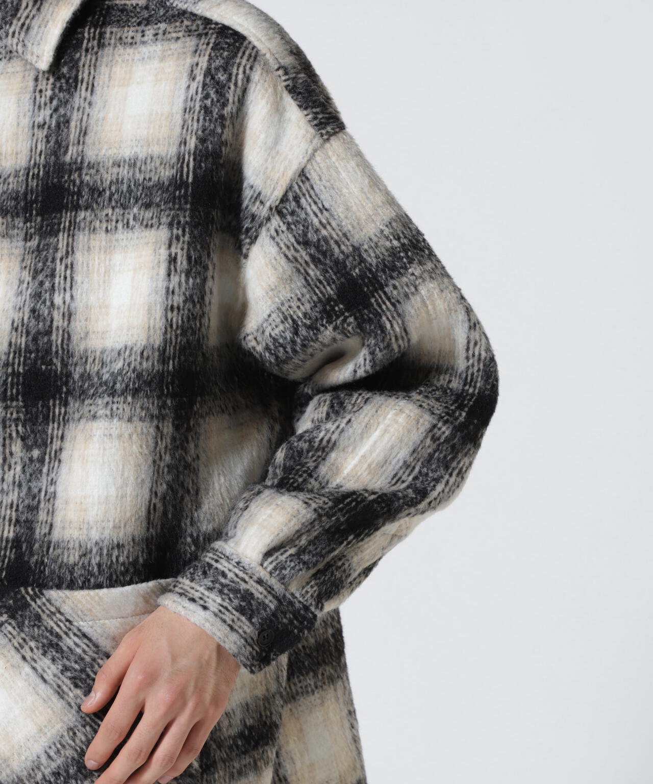 直営店限定】SHAGGY CHECK SHIRT / シャギーチェック シャツ