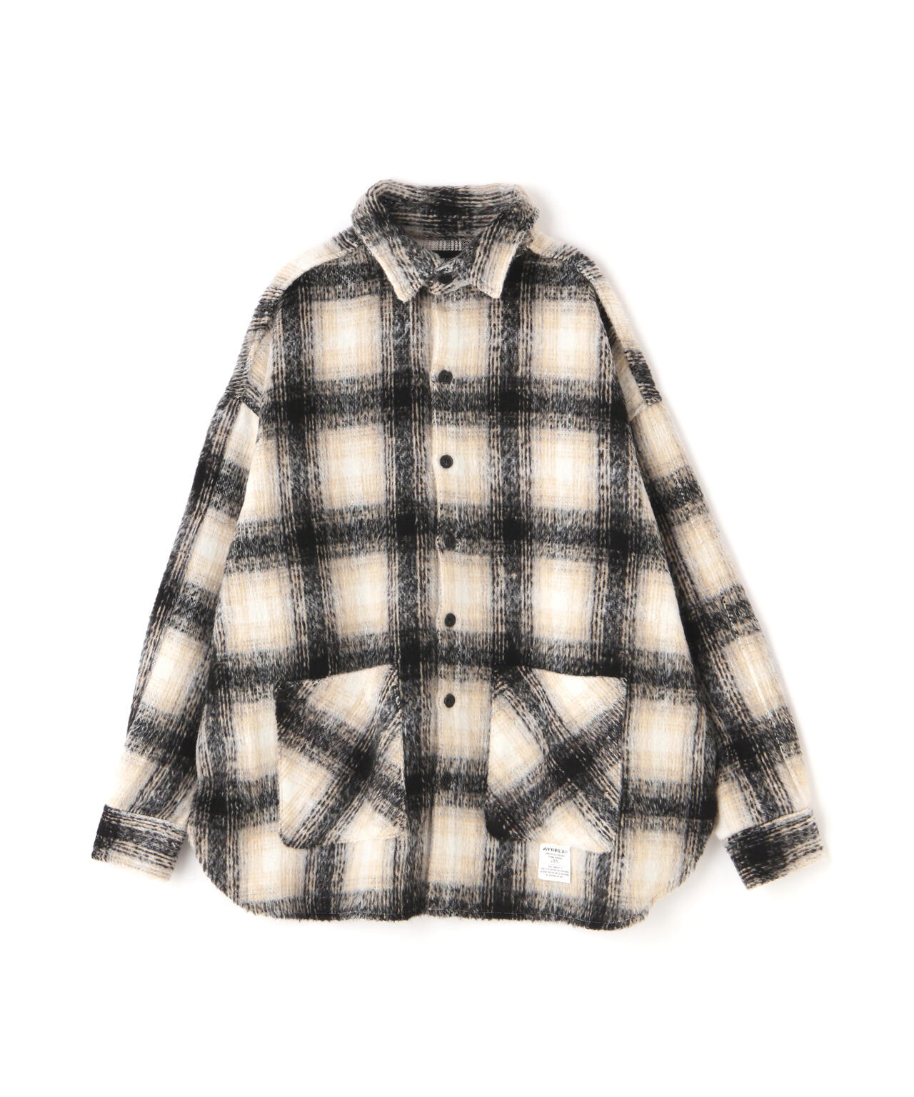 直営店限定】SHAGGY CHECK SHIRT / シャギーチェック シャツ / AVIREX