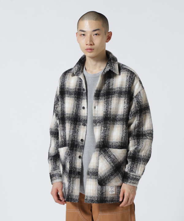 【直営店限定】SHAGGY CHECK SHIRT / シャギーチェック シャツ / AVIREX / アヴィレックス