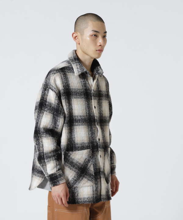 【直営店限定】SHAGGY CHECK SHIRT / シャギーチェック シャツ / AVIREX / アヴィレックス