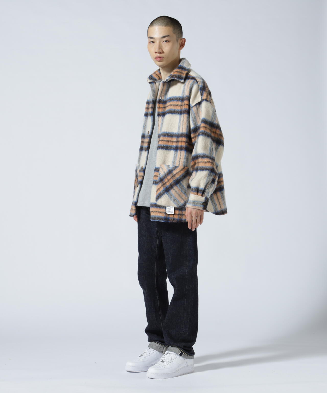 直営店限定】SHAGGY CHECK SHIRT / シャギーチェック シャツ / AVIREX