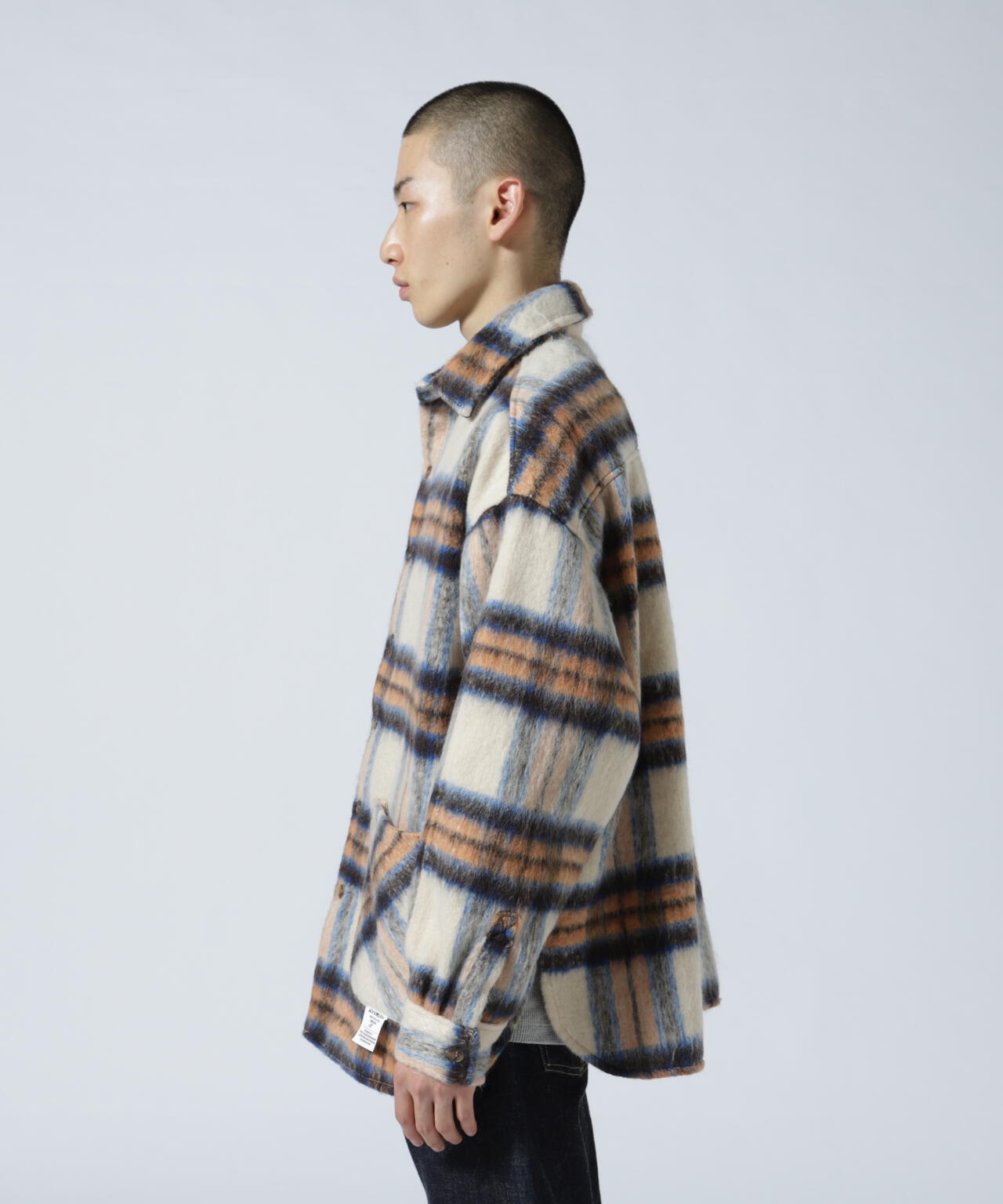 直営店限定】SHAGGY CHECK SHIRT / シャギーチェック シャツ / AVIREX