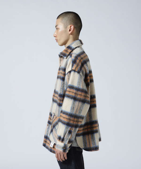 【直営店限定】SHAGGY CHECK SHIRT / シャギーチェック シャツ / AVIREX / アヴィレックス