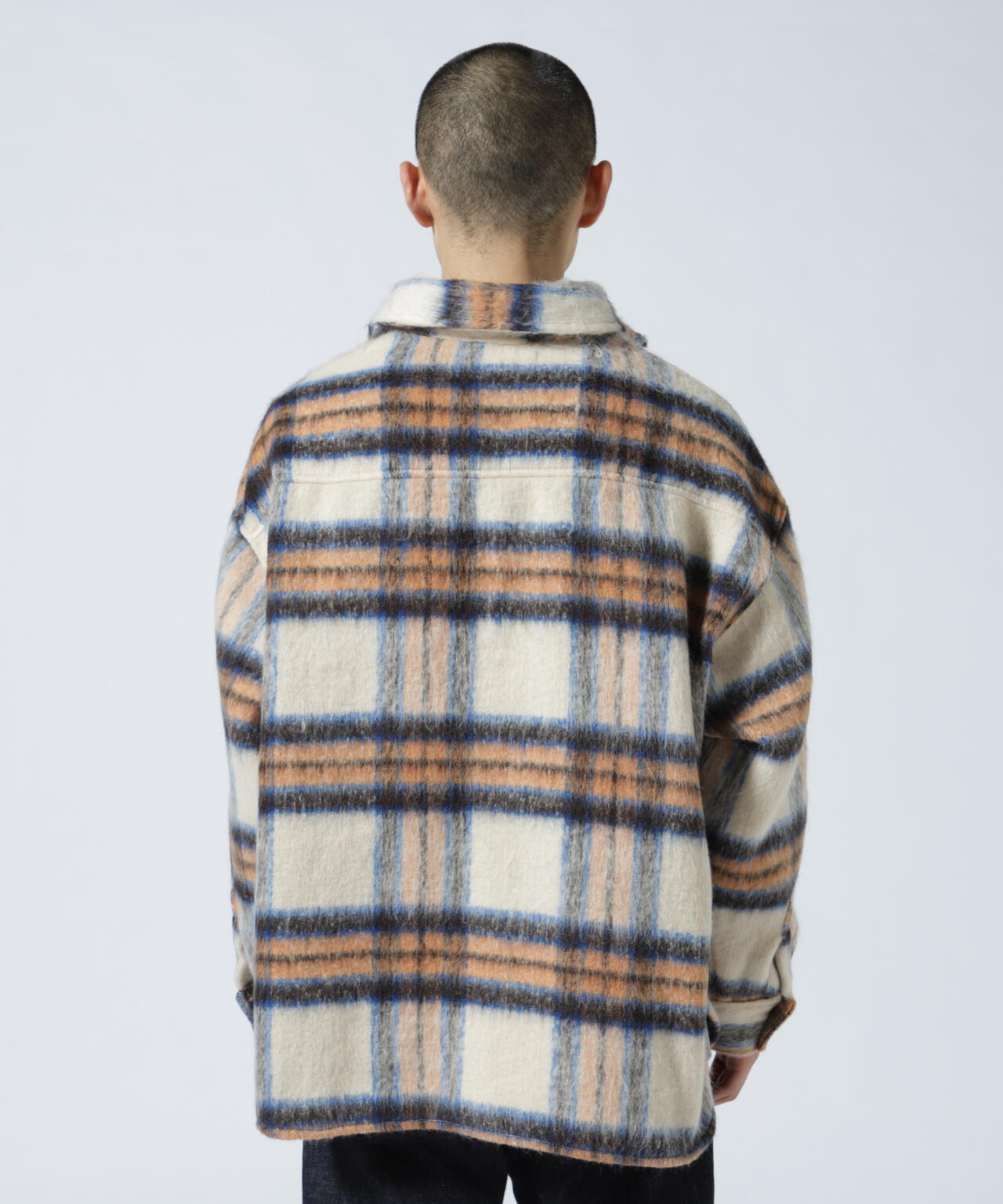 直営店限定】SHAGGY CHECK SHIRT / シャギーチェック シャツ / AVIREX