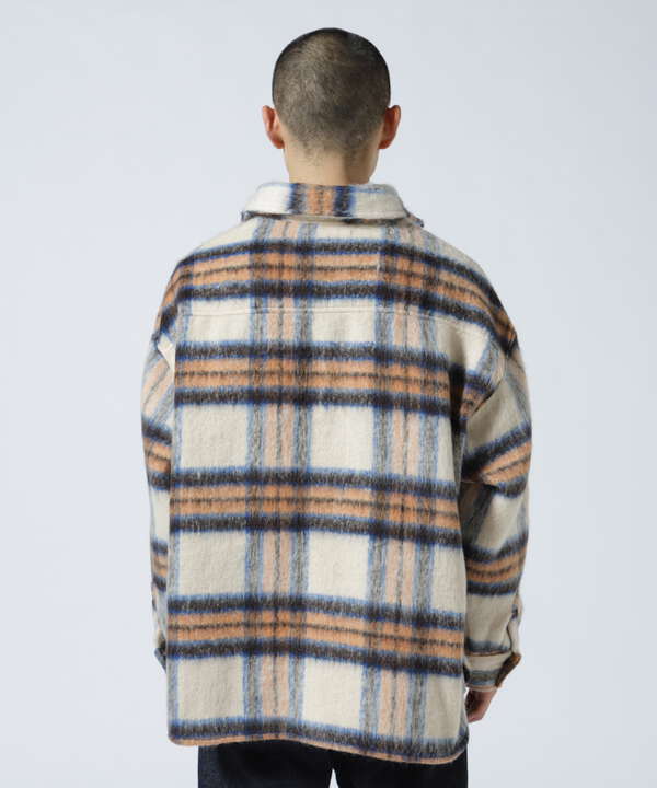 【直営店限定】SHAGGY CHECK SHIRT / シャギーチェック シャツ / AVIREX / アヴィレックス