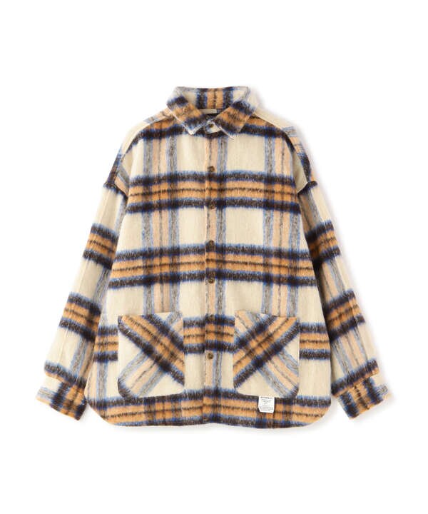 【直営店限定】SHAGGY CHECK SHIRT / シャギーチェック シャツ / AVIREX / アヴィレックス