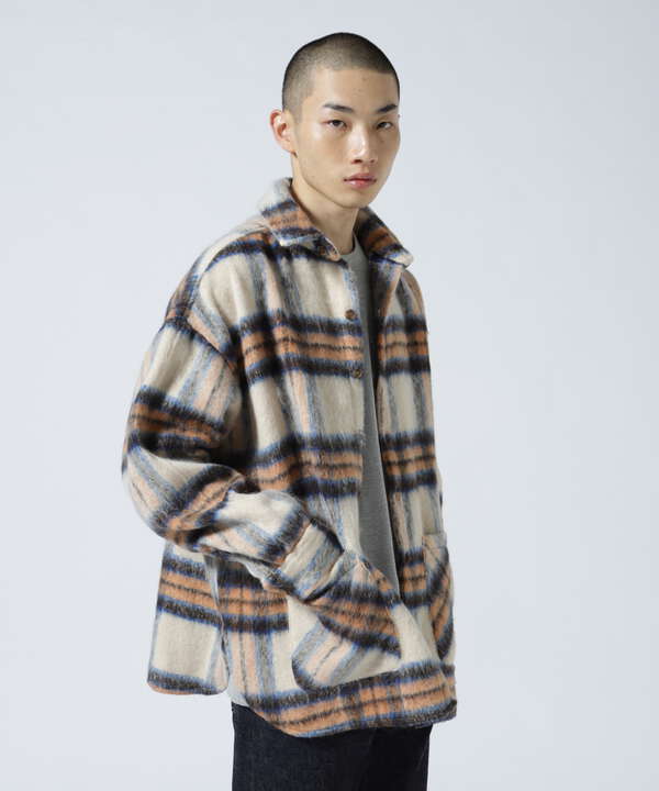 【直営店限定】SHAGGY CHECK SHIRT / シャギーチェック シャツ / AVIREX / アヴィレックス