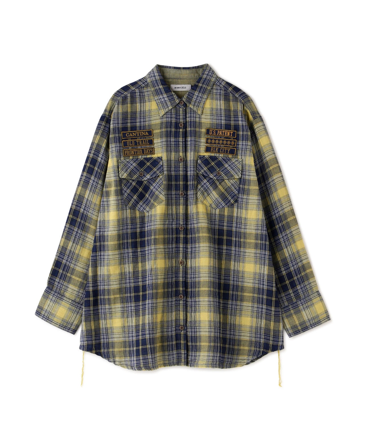 《REBUILD COLLECTION》INDIGO CHECK SHIRT/ インディゴチェックシャツ