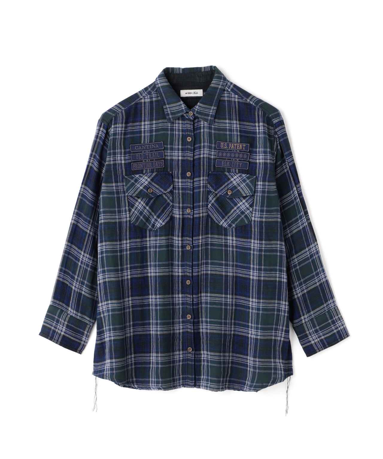 REBUILD COLLECTION》INDIGO CHECK SHIRT/ インディゴチェックシャツ