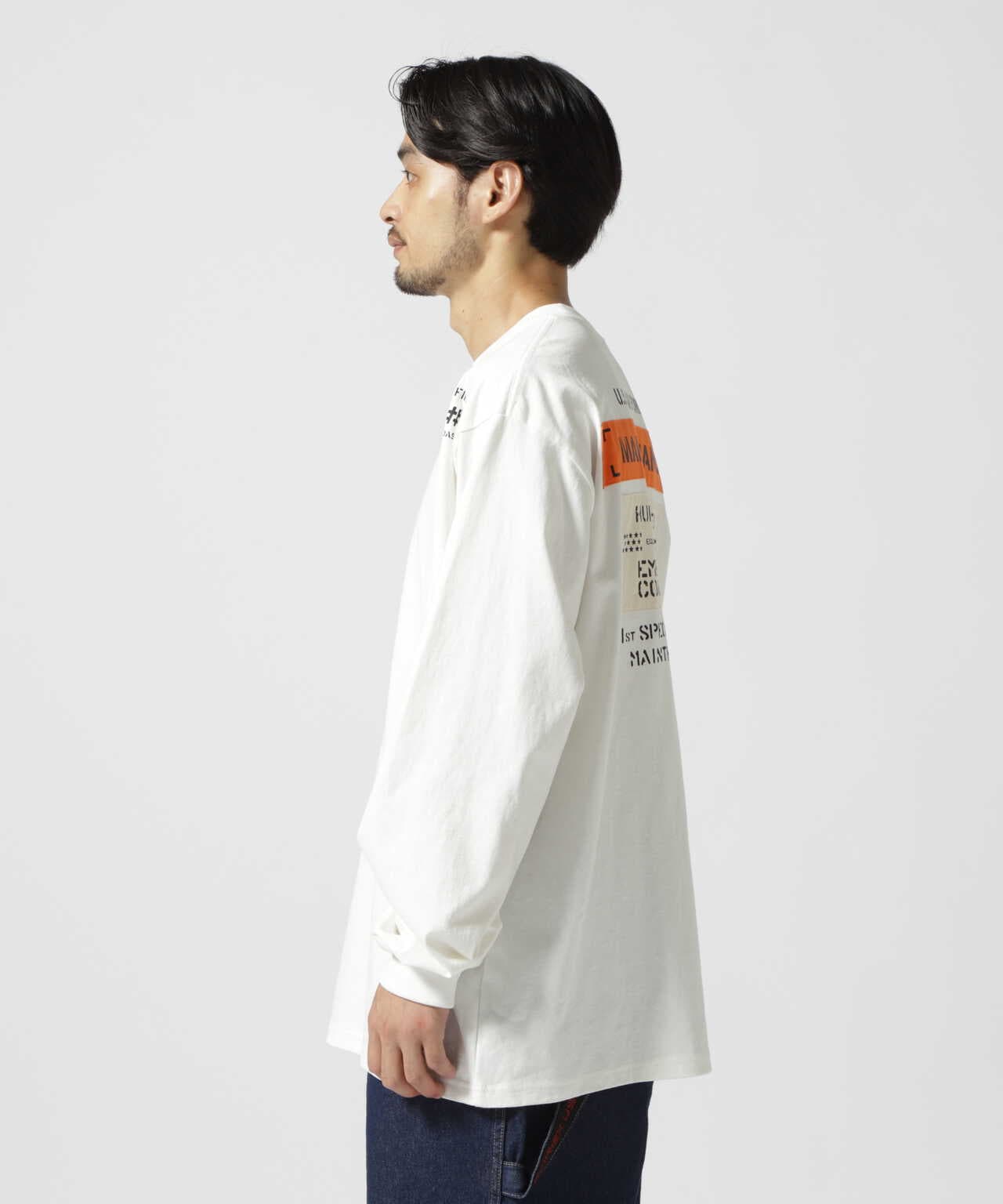 MAINTENANCE PATCH L/S T-SHIRT / メンテナンス パッチ 長袖Tシャツ