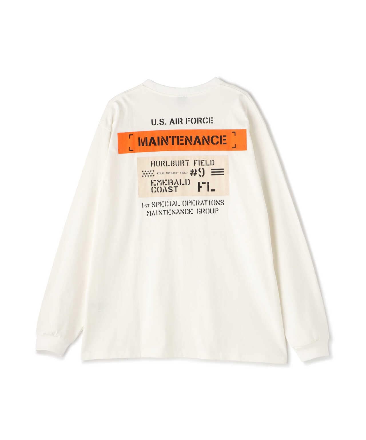 MAINTENANCE PATCH L/S T-SHIRT / メンテナンス パッチ 長袖Tシャツ