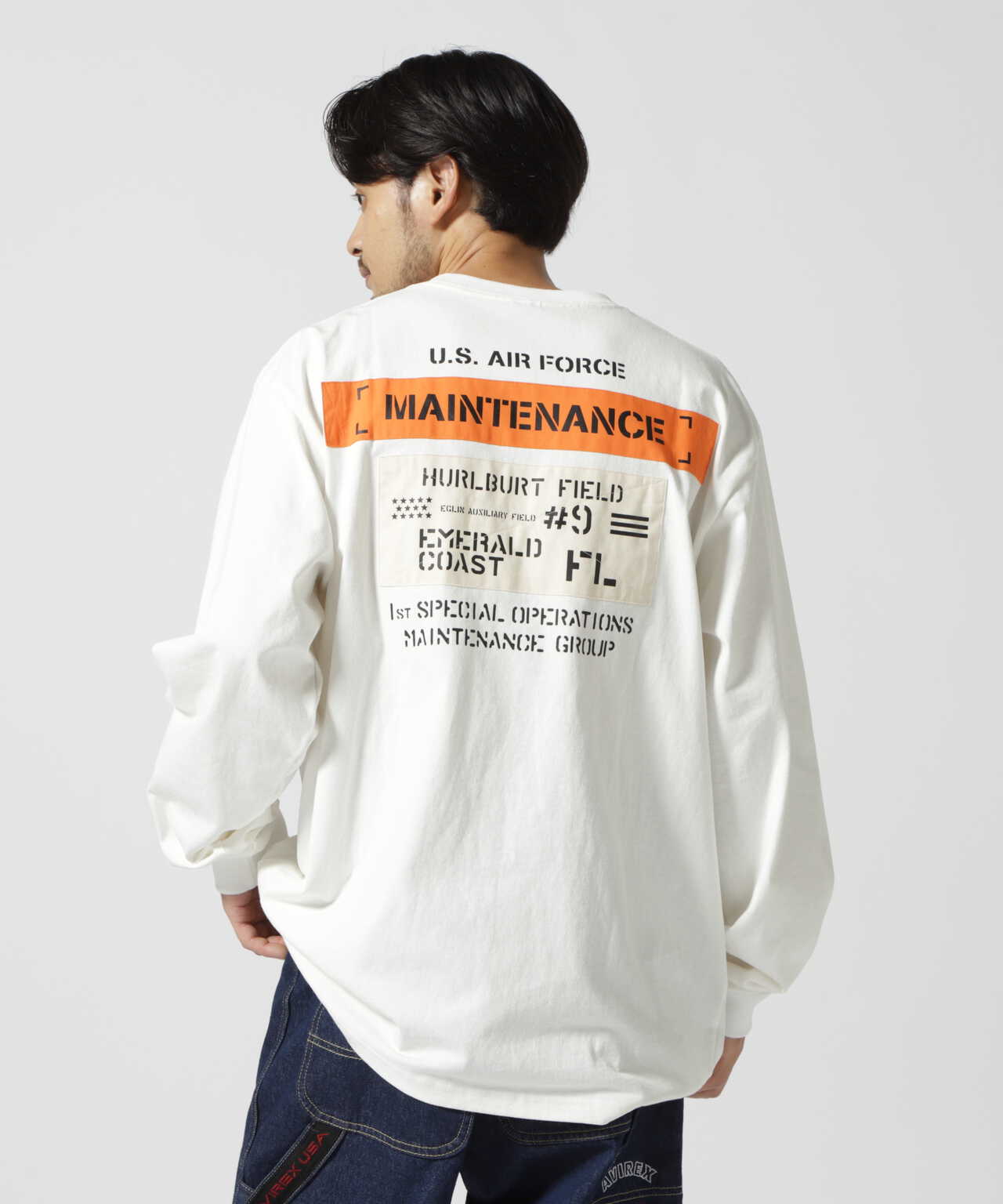 MAINTENANCE PATCH L/S T-SHIRT / メンテナンス パッチ 長袖Tシャツ