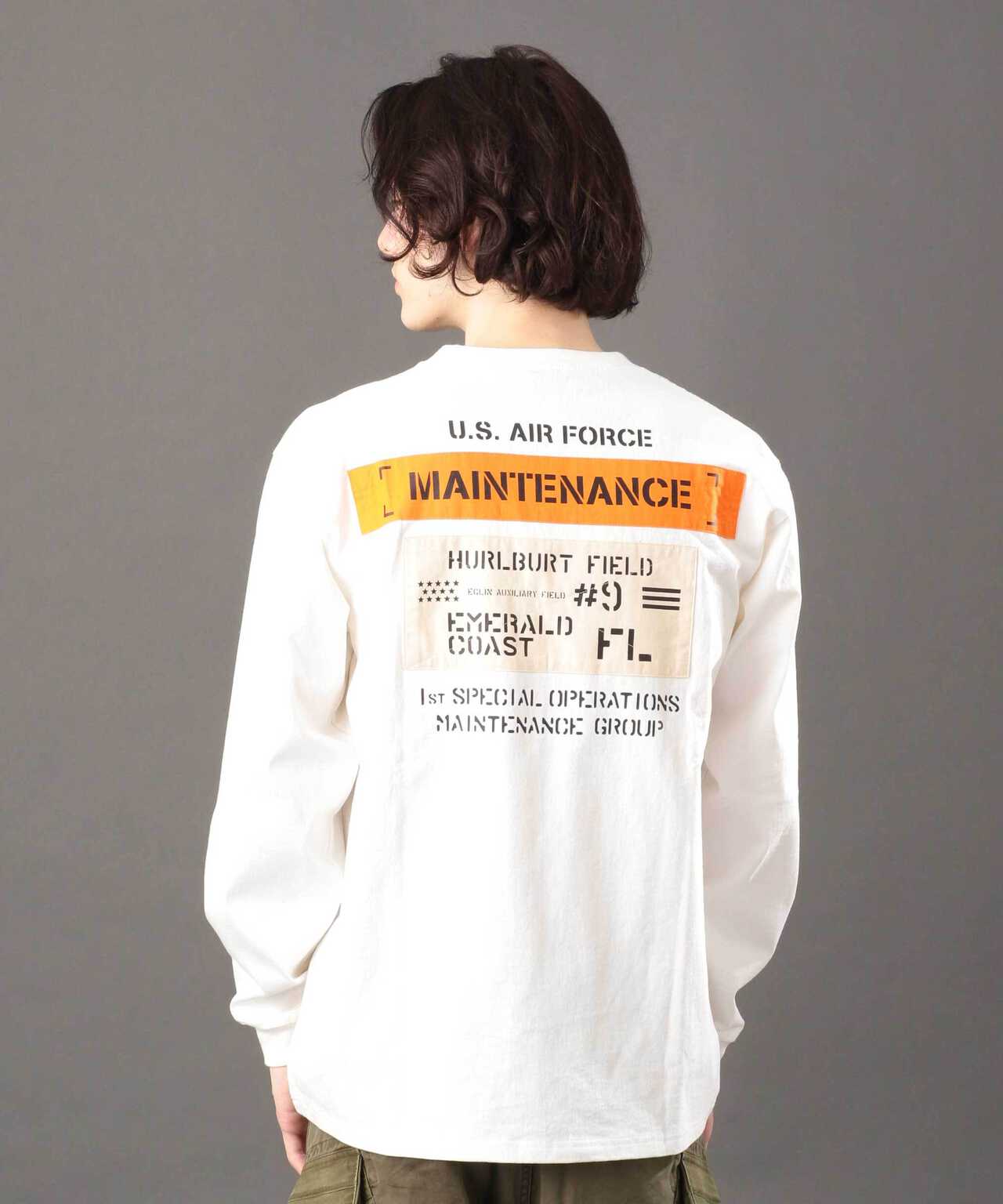 MAINTENANCE PATCH L/S T-SHIRT / メンテナンス パッチ 長袖Tシャツ