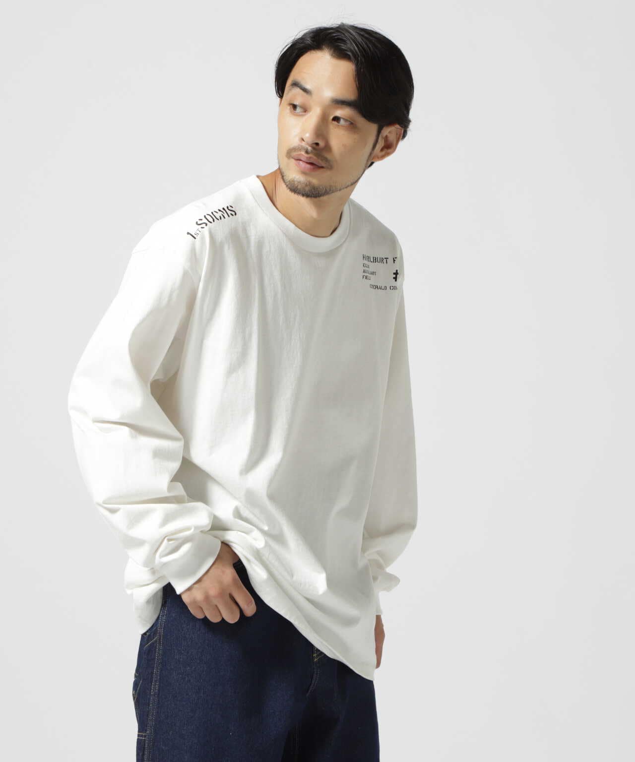 MAINTENANCE PATCH L/S T-SHIRT / メンテナンス パッチ 長袖Tシャツ