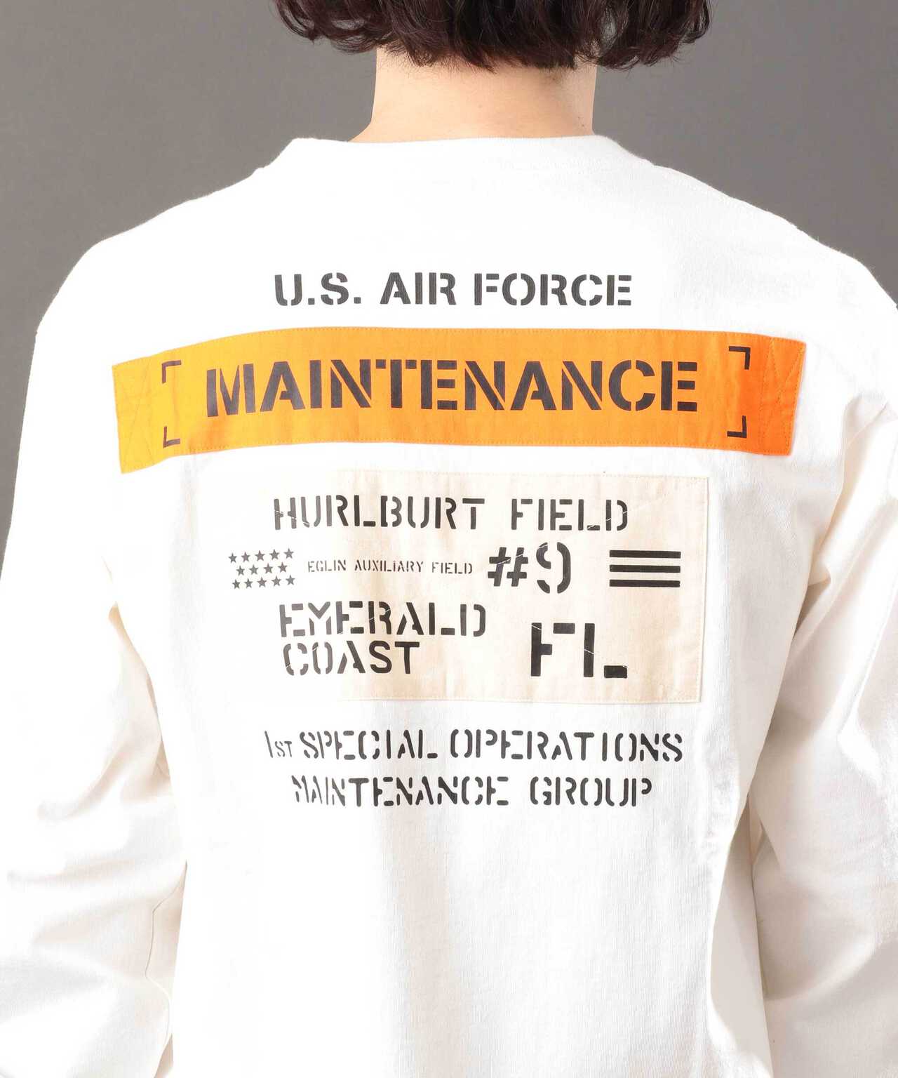 MAINTENANCE PATCH L/S T-SHIRT / メンテナンス パッチ 長袖Tシャツ