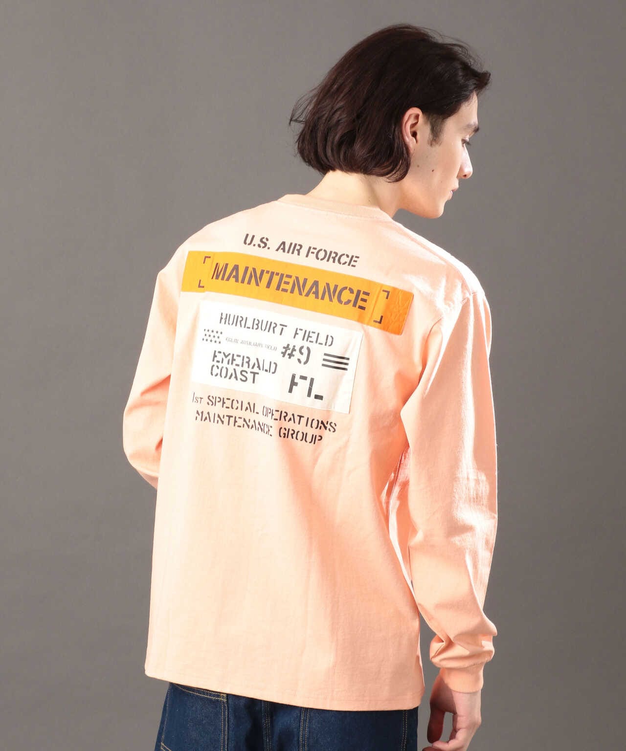 MAINTENANCE PATCH L/S T-SHIRT / メンテナンス パッチ 長袖Tシャツ