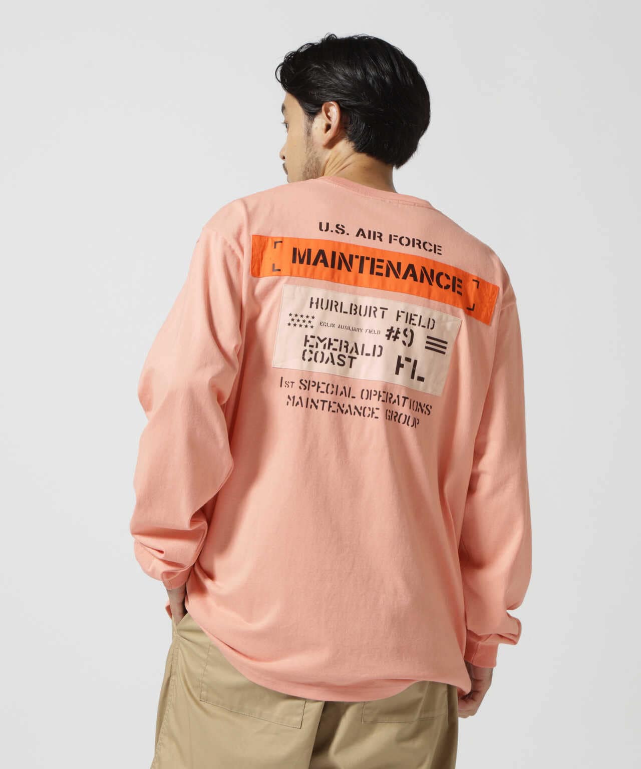 MAINTENANCE PATCH L/S T-SHIRT / メンテナンス パッチ 長袖Tシャツ