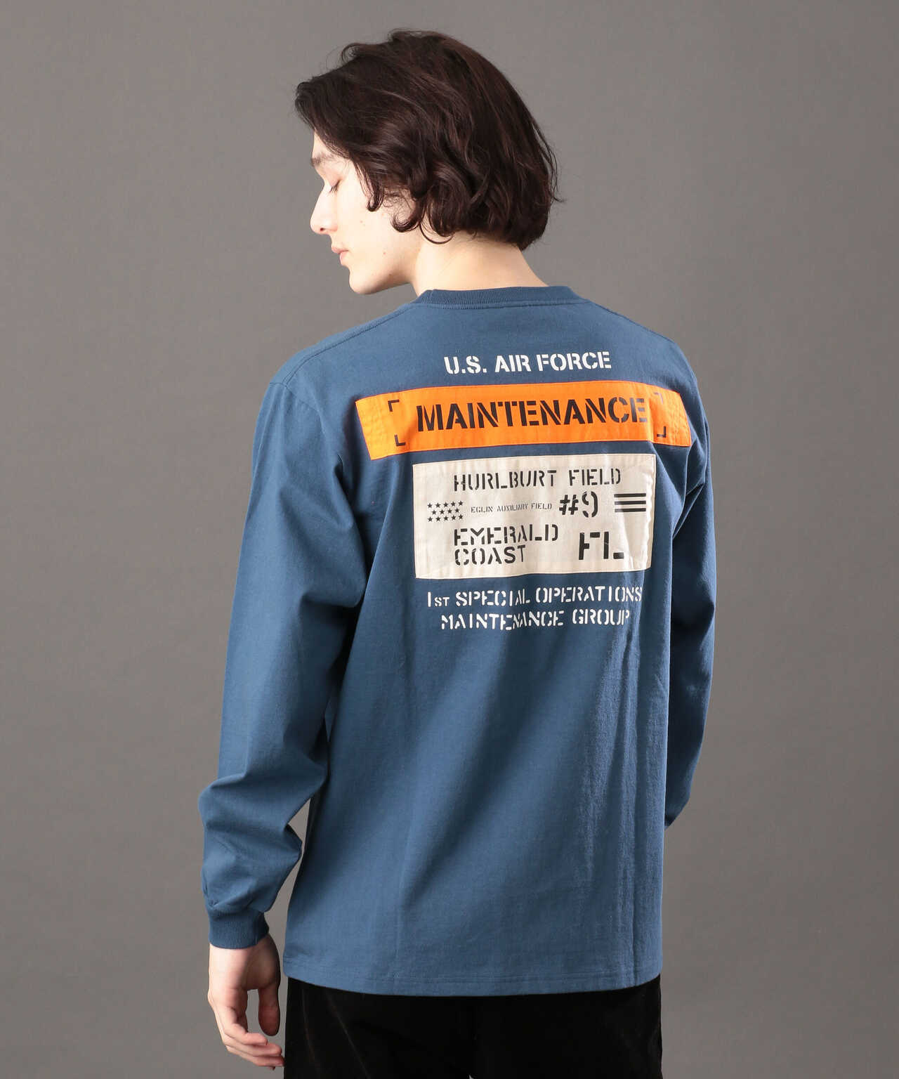 MAINTENANCE PATCH L/S T-SHIRT / メンテナンス パッチ 長袖Tシャツ