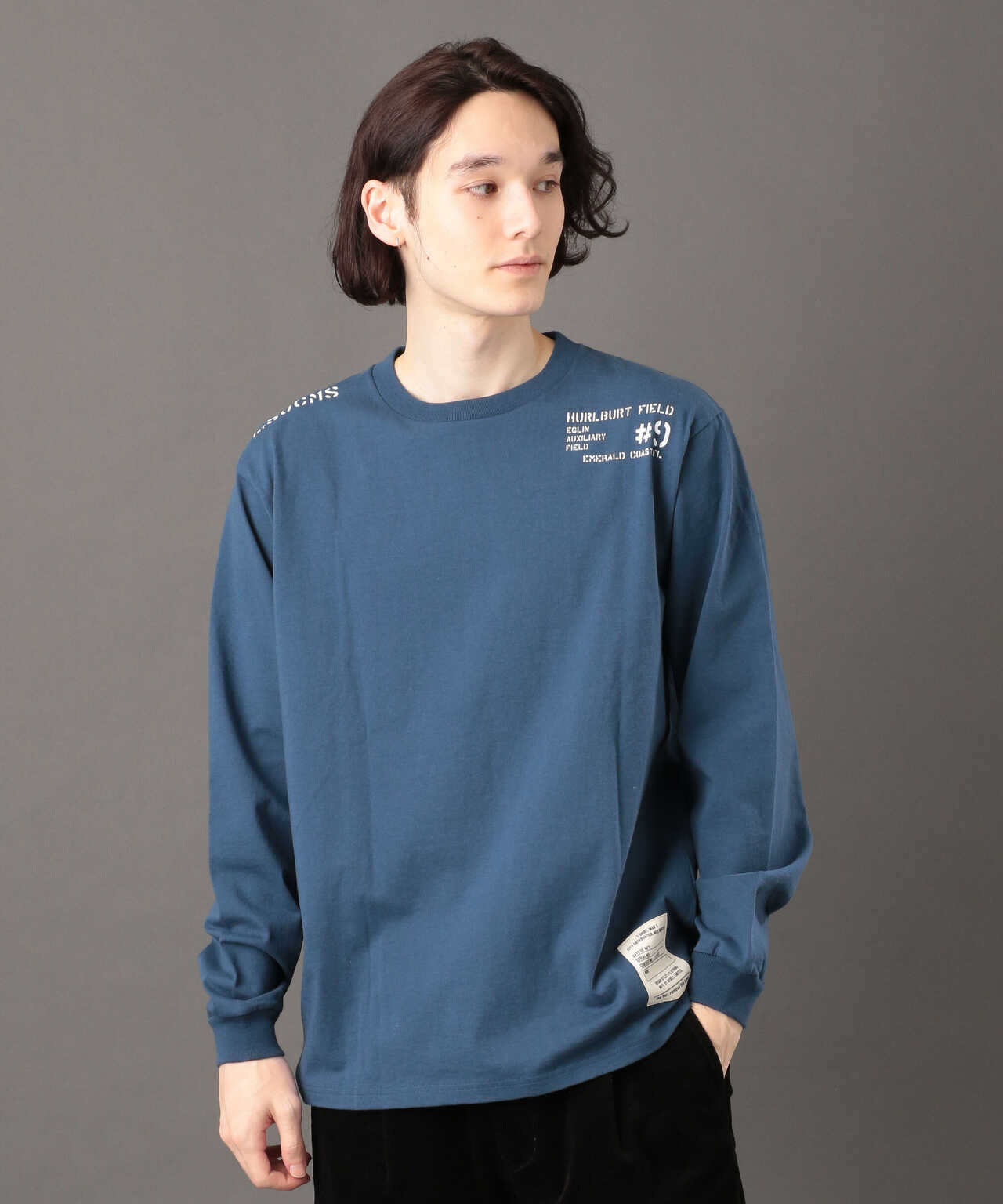 MAINTENANCE PATCH L/S T-SHIRT / メンテナンス パッチ 長袖Tシャツ