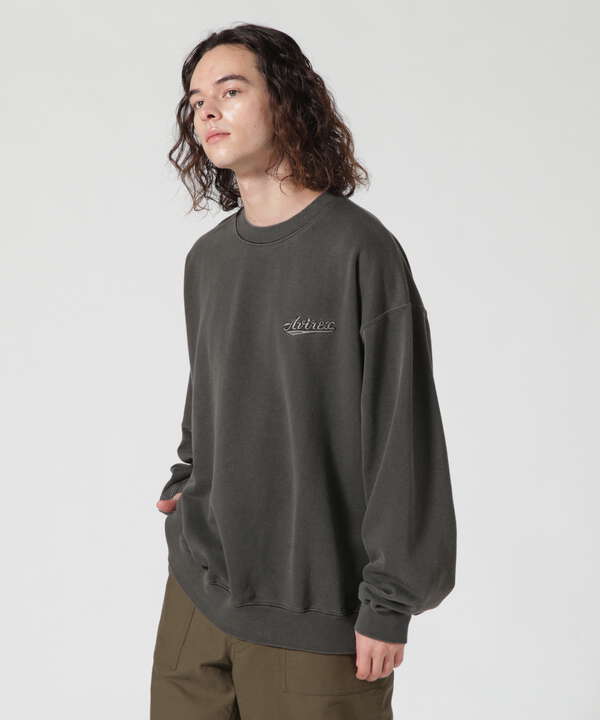 WEB&DEPOT限定》PIGMENT DYED CREW NECK SWEAT / ピグメント ダイ