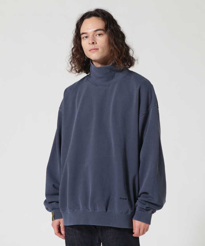 【WEB&DEPOT限定】PIGMENT MOCK NECK SWEAT /