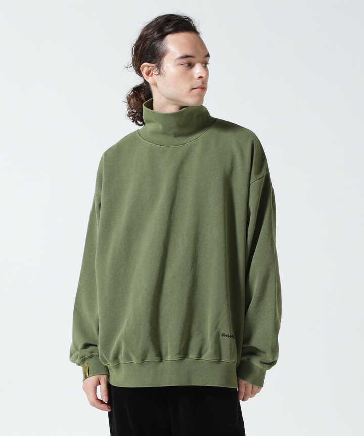 WEB&DEPOT限定】PIGMENT MOCK NECK SWEAT /（7832230028） | AVIREX