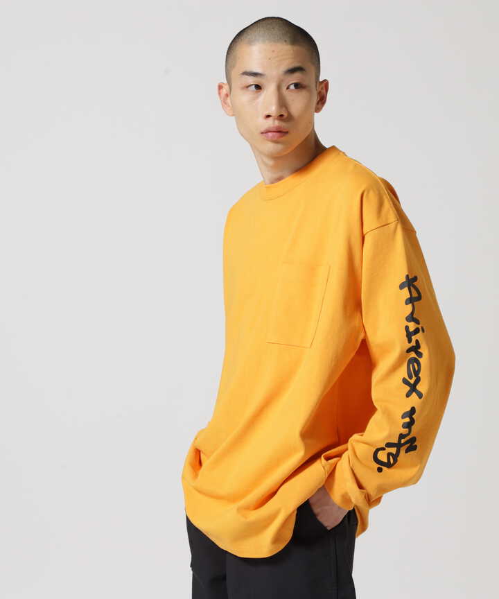 【WEB＆DEPOT限定】SLEEVE LOGO T-SHIRT / 長袖 スリーブ ロゴ ロングスリーブ Tシャツ