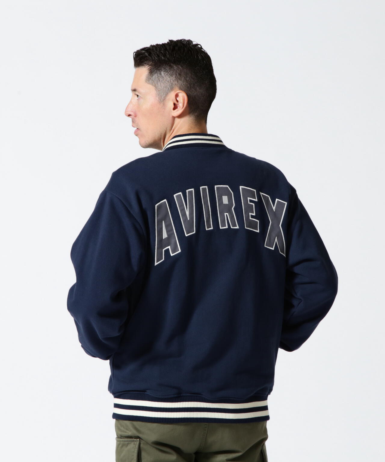 WEB＆DEPOT限定】SWEAT STADIUM JACKET 'AVIREX NYC' / スウェット 