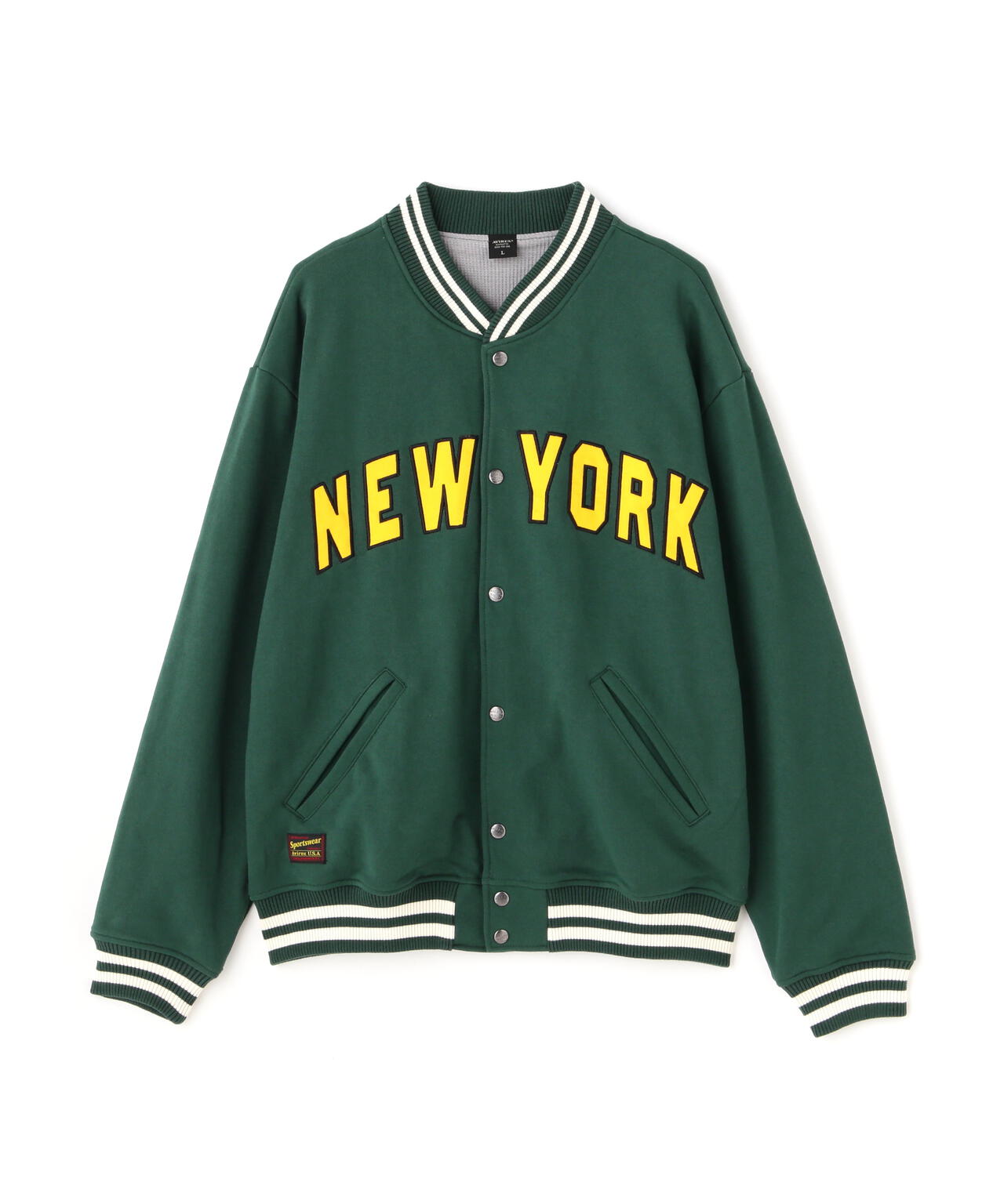 【WEB＆DEPOT限定】SWEAT STADIUM JACKET 'AVIREX NYC' / スウェット スタジアム ジャケット