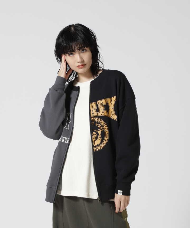 HARF GRAPHIC ZIP CARDIGAN/ ハーフグラフィックシップカーディガン 