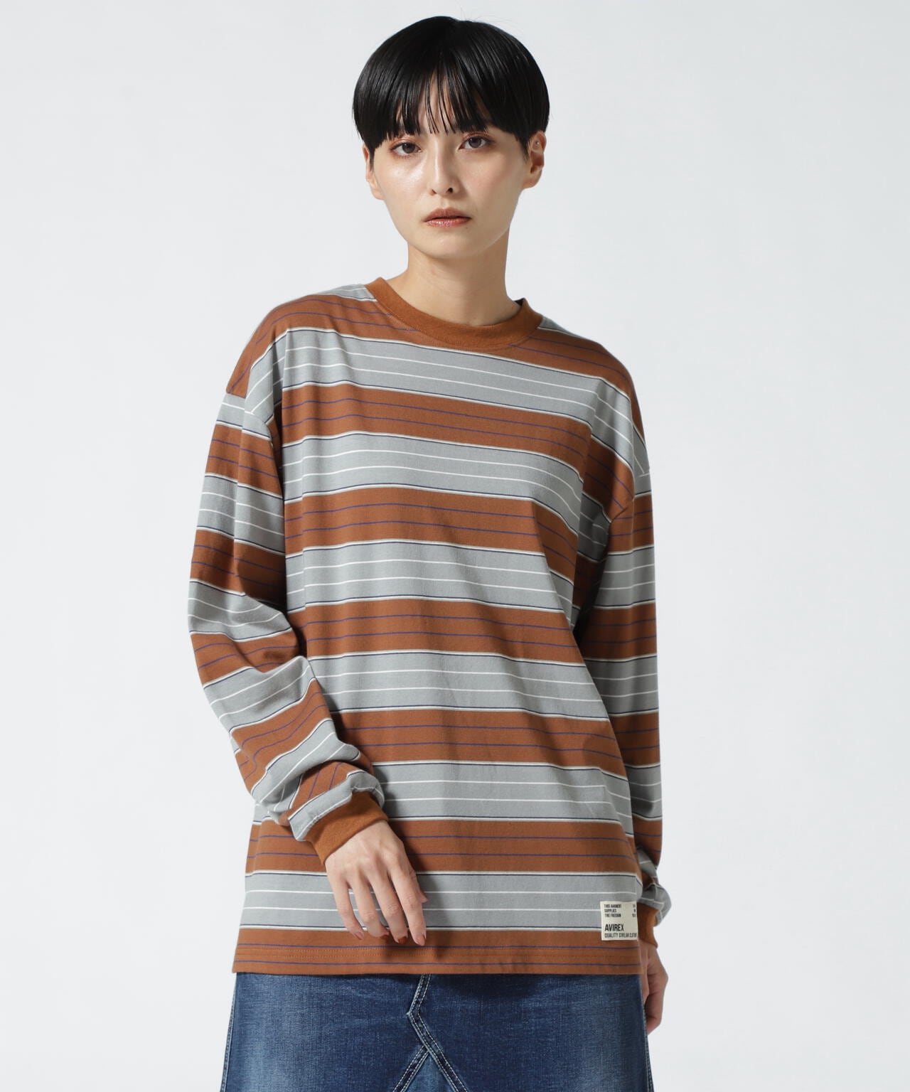 Long sleeve border T-shirt ボーダーTシャツ