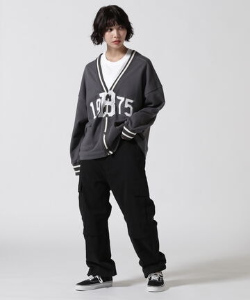 SWEAT PATCH CARDIGAN/ スウェットパッチカーディガン