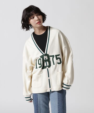 SWEAT PATCH CARDIGAN/ スウェットパッチカーディガン