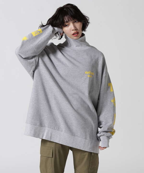 ≪WEB&DEPOT限定≫SWEAT SLEEVE PRINT PULLOVER/ スウェットスリーブプリントプルオーバー