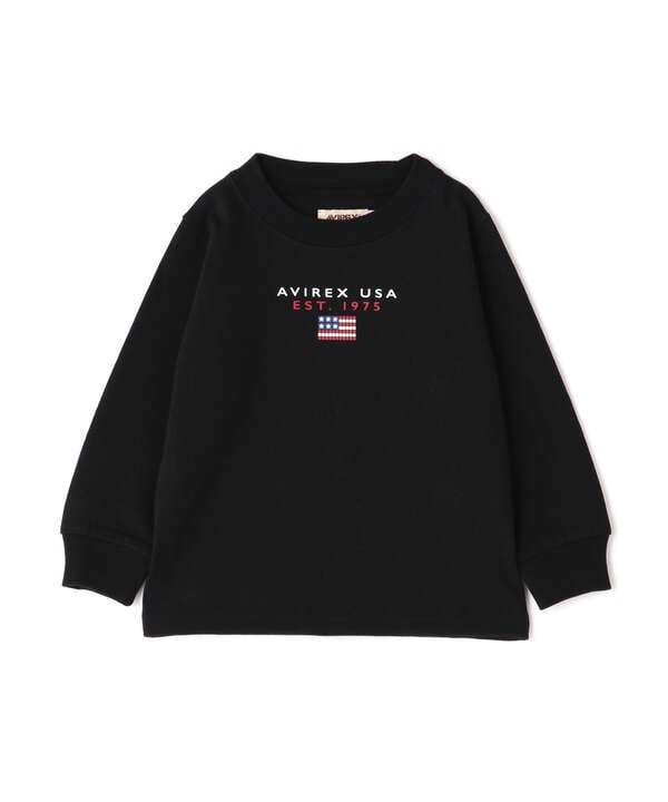 《KIDS》L/S T-SHIRT BLOCK LOGO / ブロック ロゴ 長袖Tシャツ