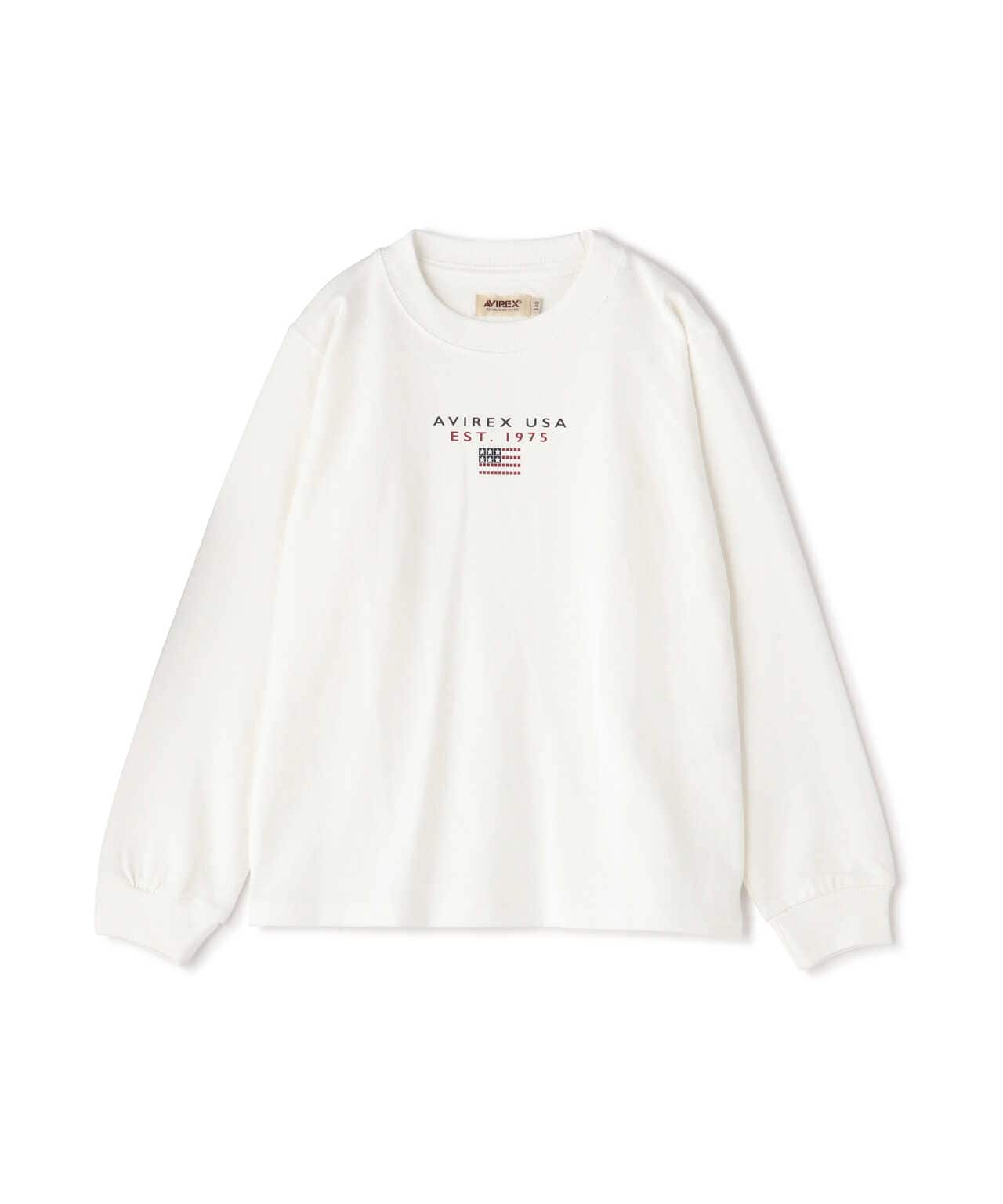 《KIDS》L/S T-SHIRT BLOCK LOGO / ブロック ロゴ 長袖Tシャツ