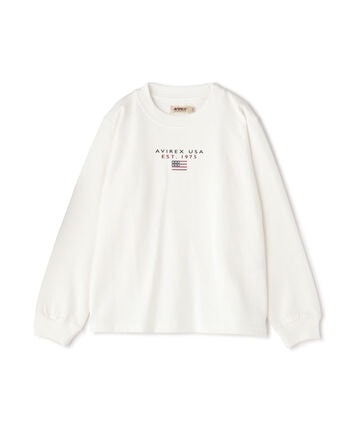 《KIDS》L/S T-SHIRT BLOCK LOGO / ブロック ロゴ 長袖Tシャツ