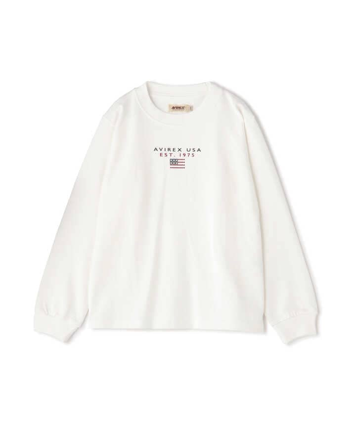 《KIDS》L/S T-SHIRT BLOCK LOGO / ブロック ロゴ 長袖Tシャツ