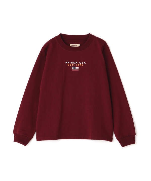 《KIDS》L/S T-SHIRT BLOCK LOGO / ブロック ロゴ 長袖Tシャツ