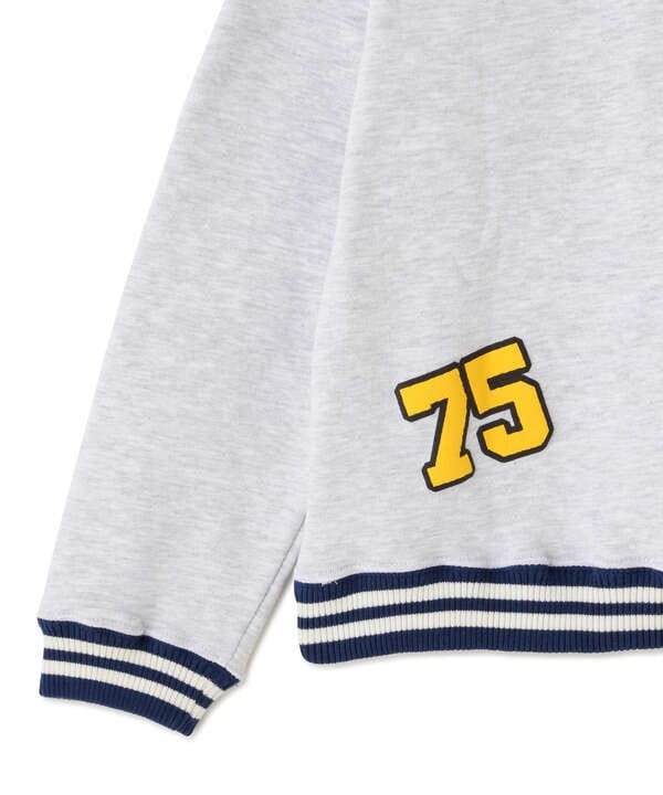 《KIDS》BASEBALL CREW NECK SWEAT/ベースボール ラインリブ クルーネック スウェット