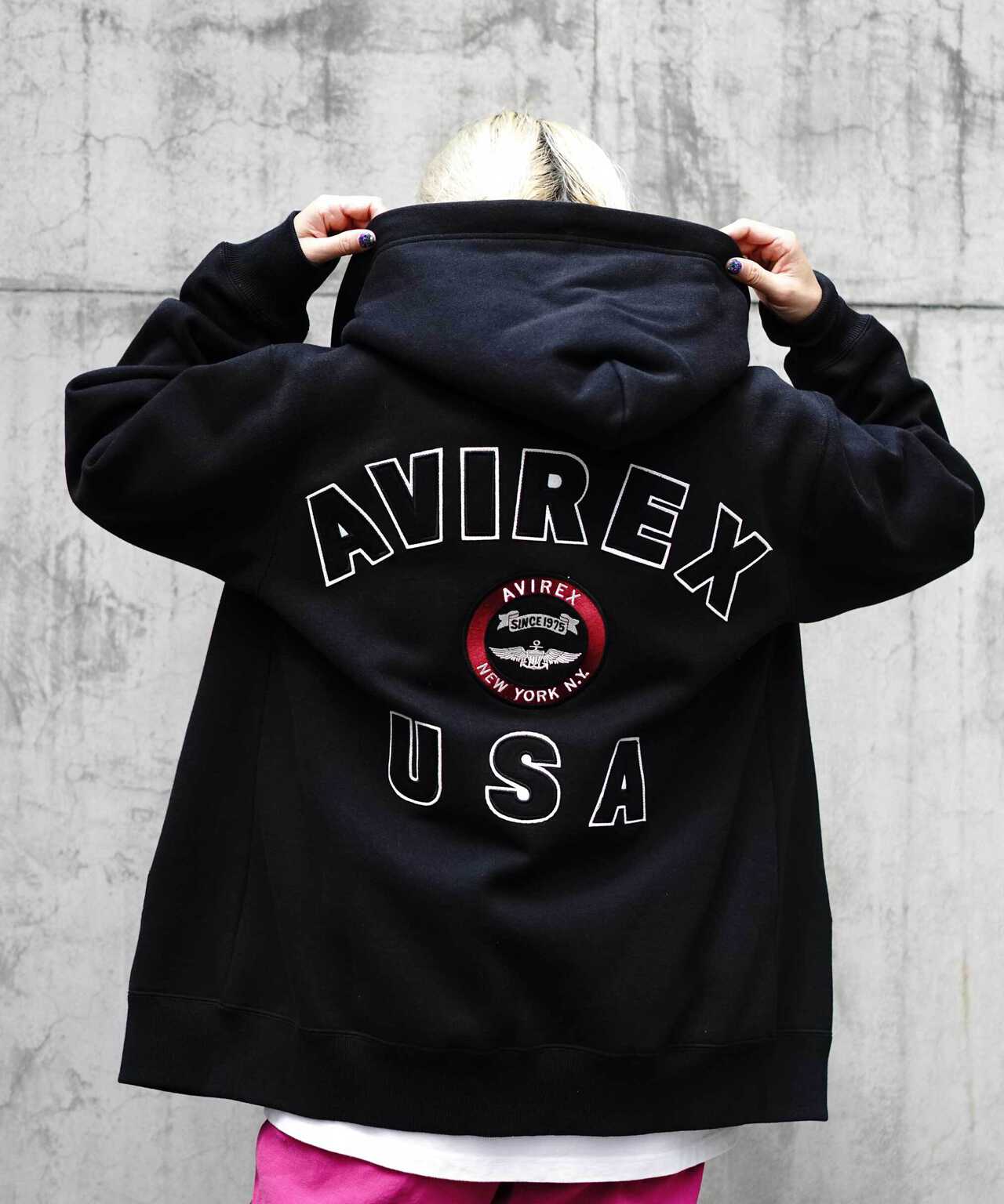 VARSITY LOGO SWEAT PARKA / バーシティ ロゴ スウェット パーカー 