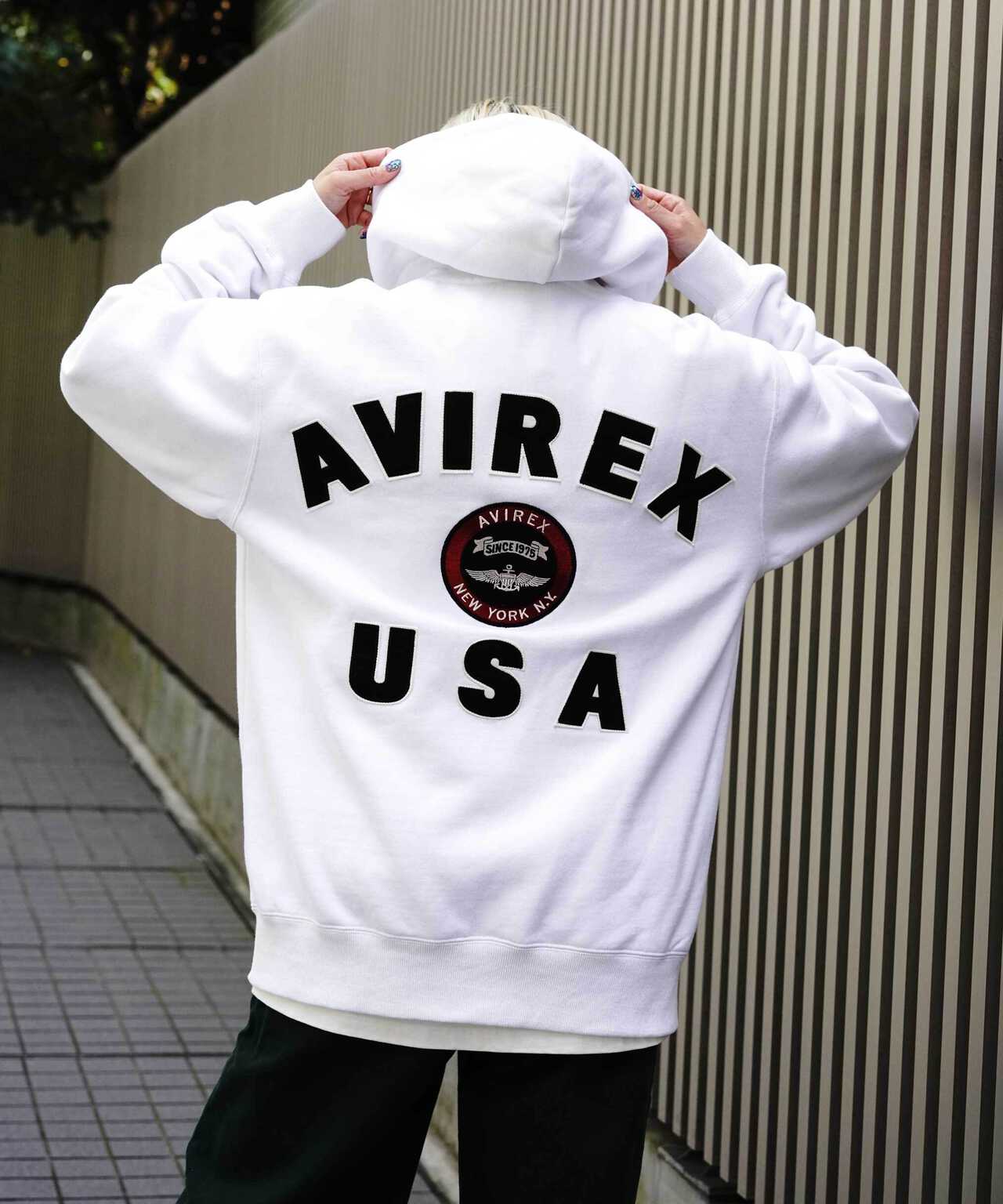 VARSITY LOGO SWEAT PARKA / バーシティ ロゴ スウェット パーカー 