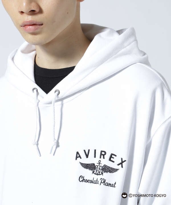 《CHOCOLATE PLANET × AVIREX》SPECIAL PULLOVER HOODIE / チョコレートプラネット