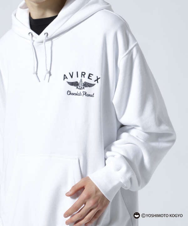 《CHOCOLATE PLANET × AVIREX》SPECIAL PULLOVER HOODIE / チョコレートプラネット